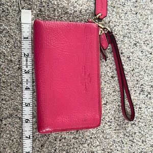 Coach Pink Wristlet